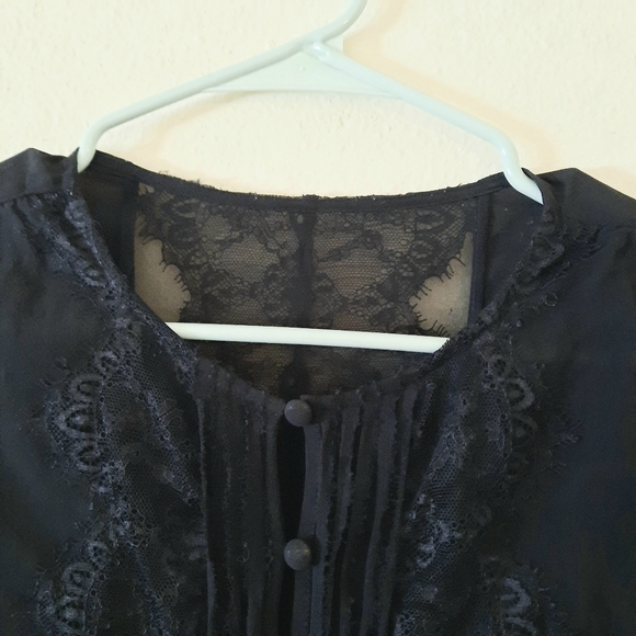 Alice + Olivia Silk Lace Top - Picture 2 of 4